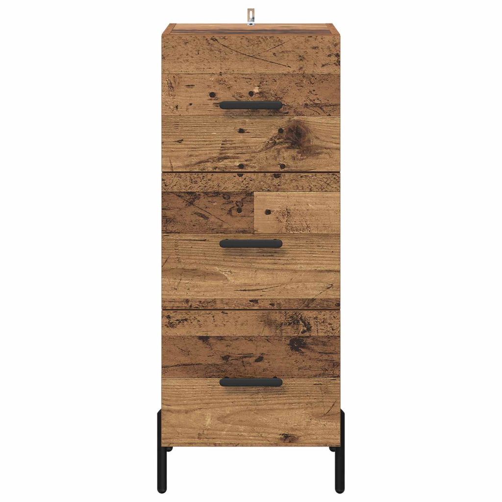 Vitrina Madera vieja 34 x 34.5 x 90 cm Madera contrachapada