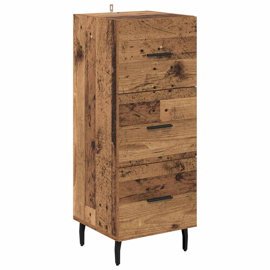 Vitrina Madera vieja 34 x 34.5 x 90 cm Madera contrachapada