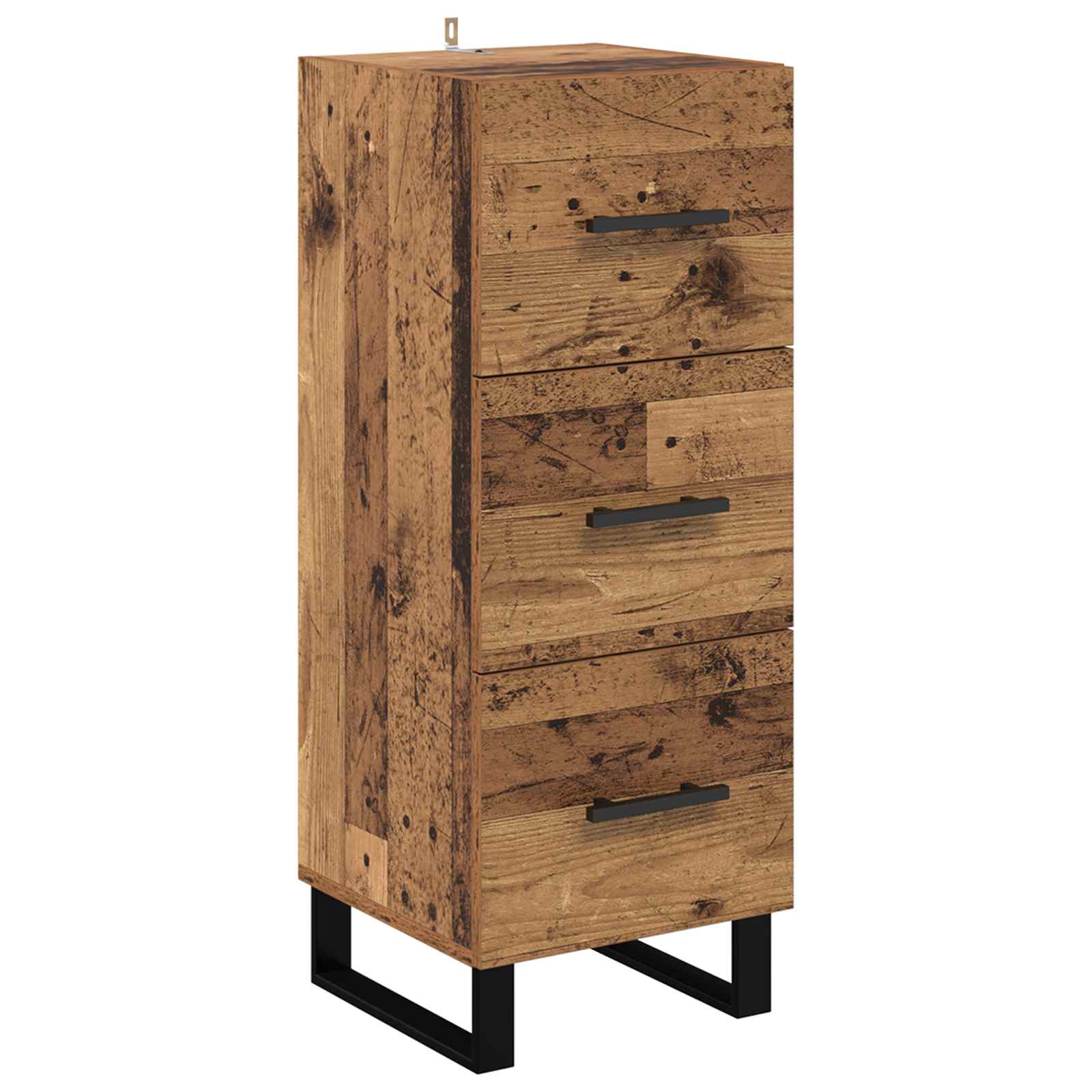 Vitrina con cajón Madera Vieja 34,5 x 34 x 90 cm