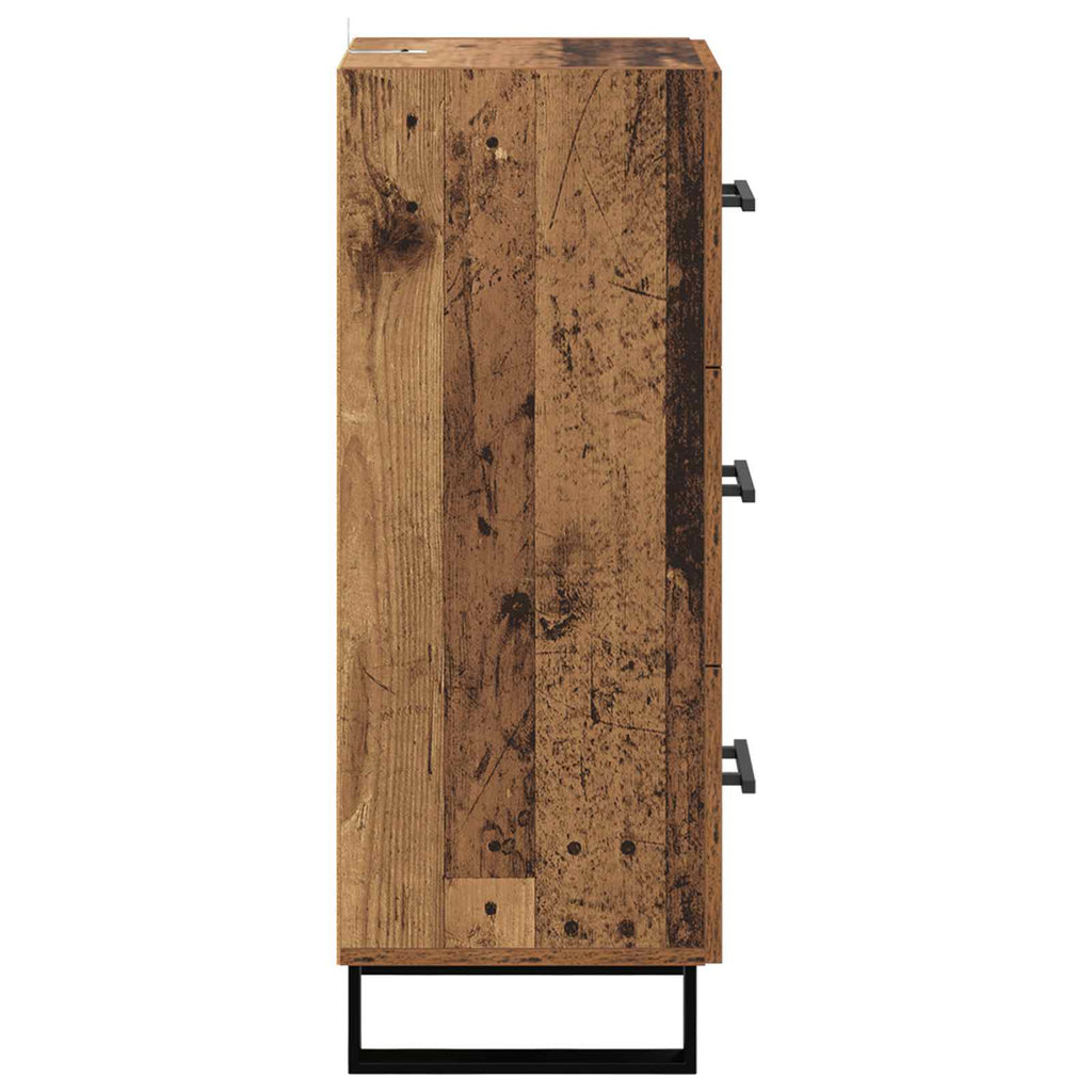 Vitrina con cajón Madera Vieja 34,5 x 34 x 90 cm