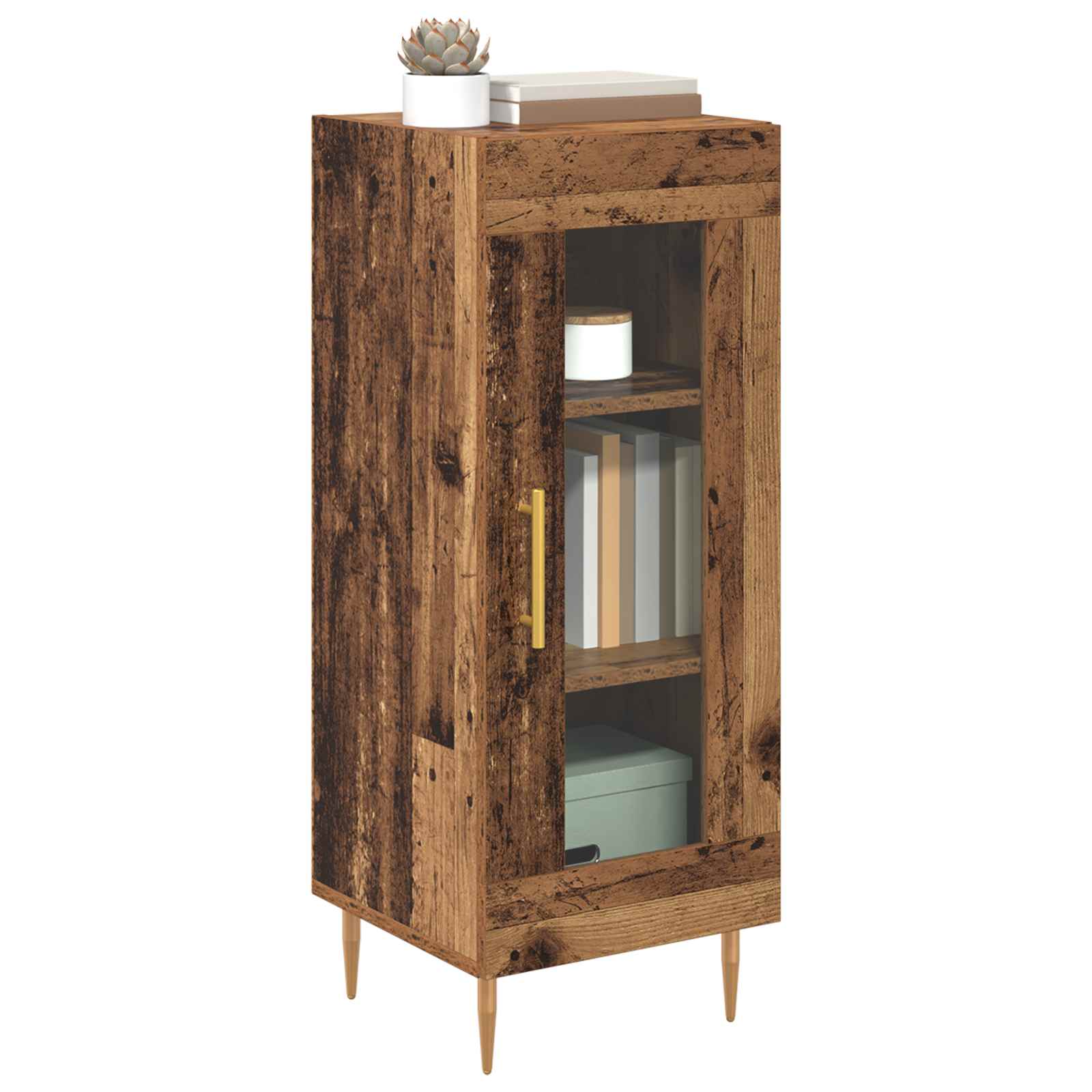 Vitrina Madera vieja 34 x 34.5 x 90 cm Madera contrachapada