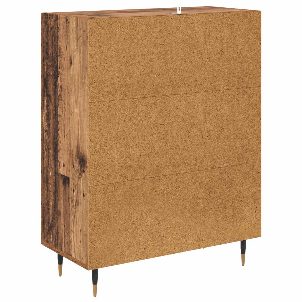 Aparador Madera vieja 69,5 x 34 x 90 cm Madera de ingeniería