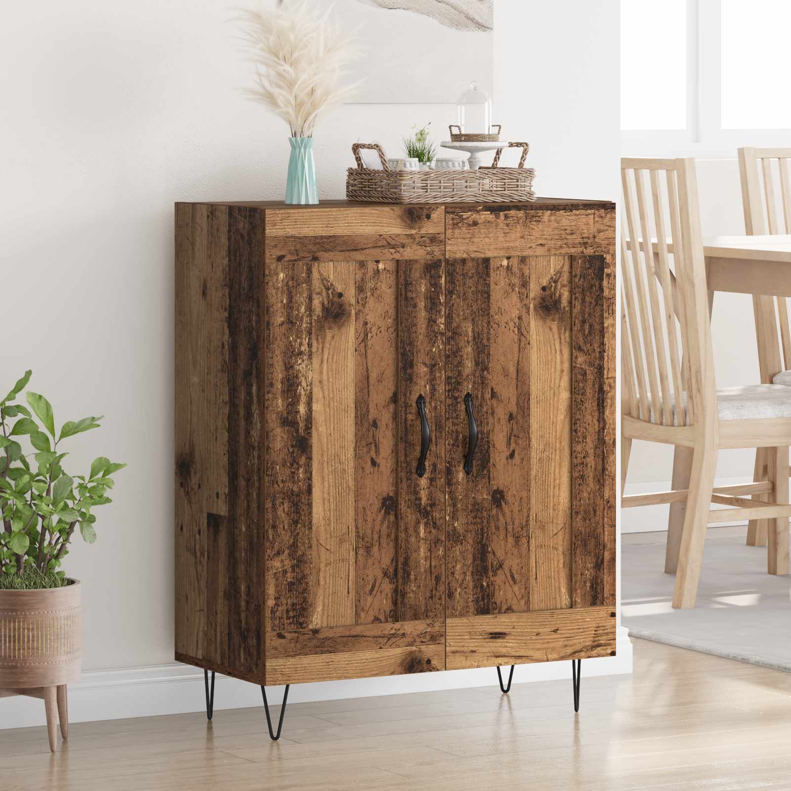 Vitrina Madera Vieja 69,5 x 34 x 90 cm
