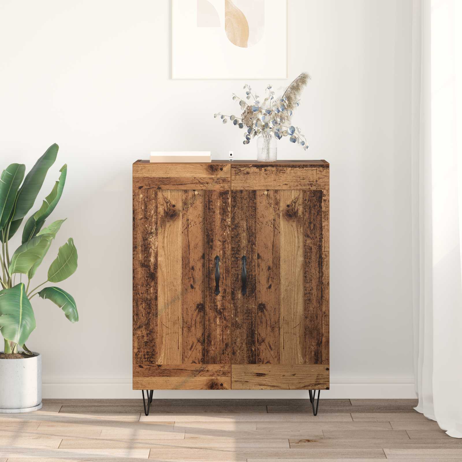 Vitrina Madera Vieja 69,5 x 34 x 90 cm