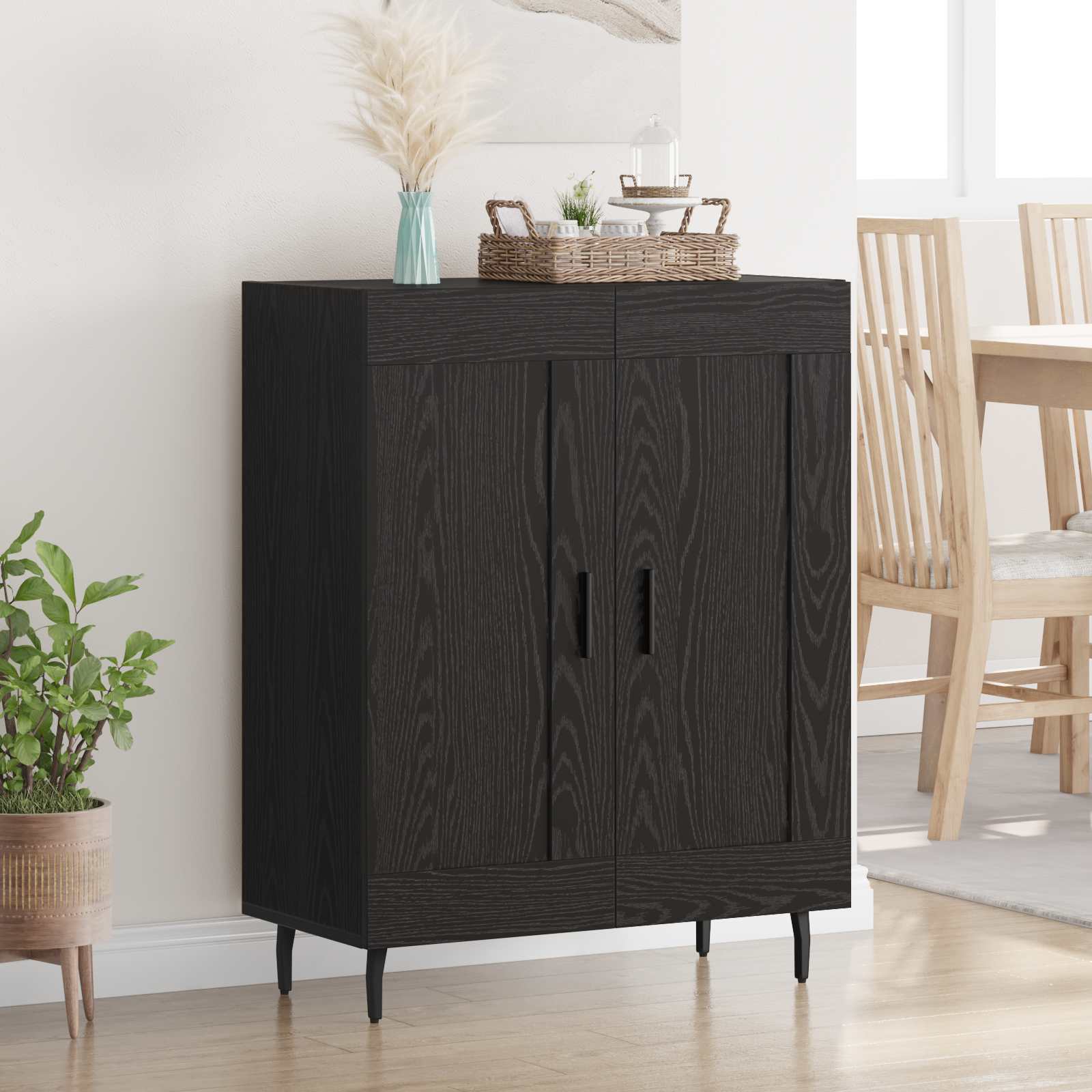 Aparador 2 pcs Madera vieja 60 x 31 x 70 cm