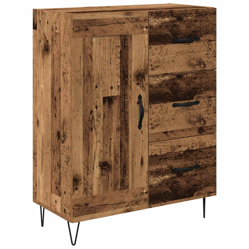 Aparador Madera vieja 69,5 x 34 x 90 cm Madera de ingeniería