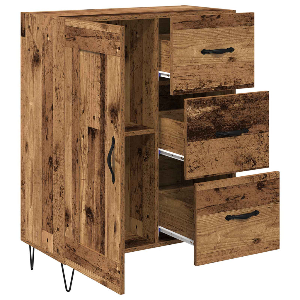 Aparador Madera vieja 69,5 x 34 x 90 cm Madera de ingeniería