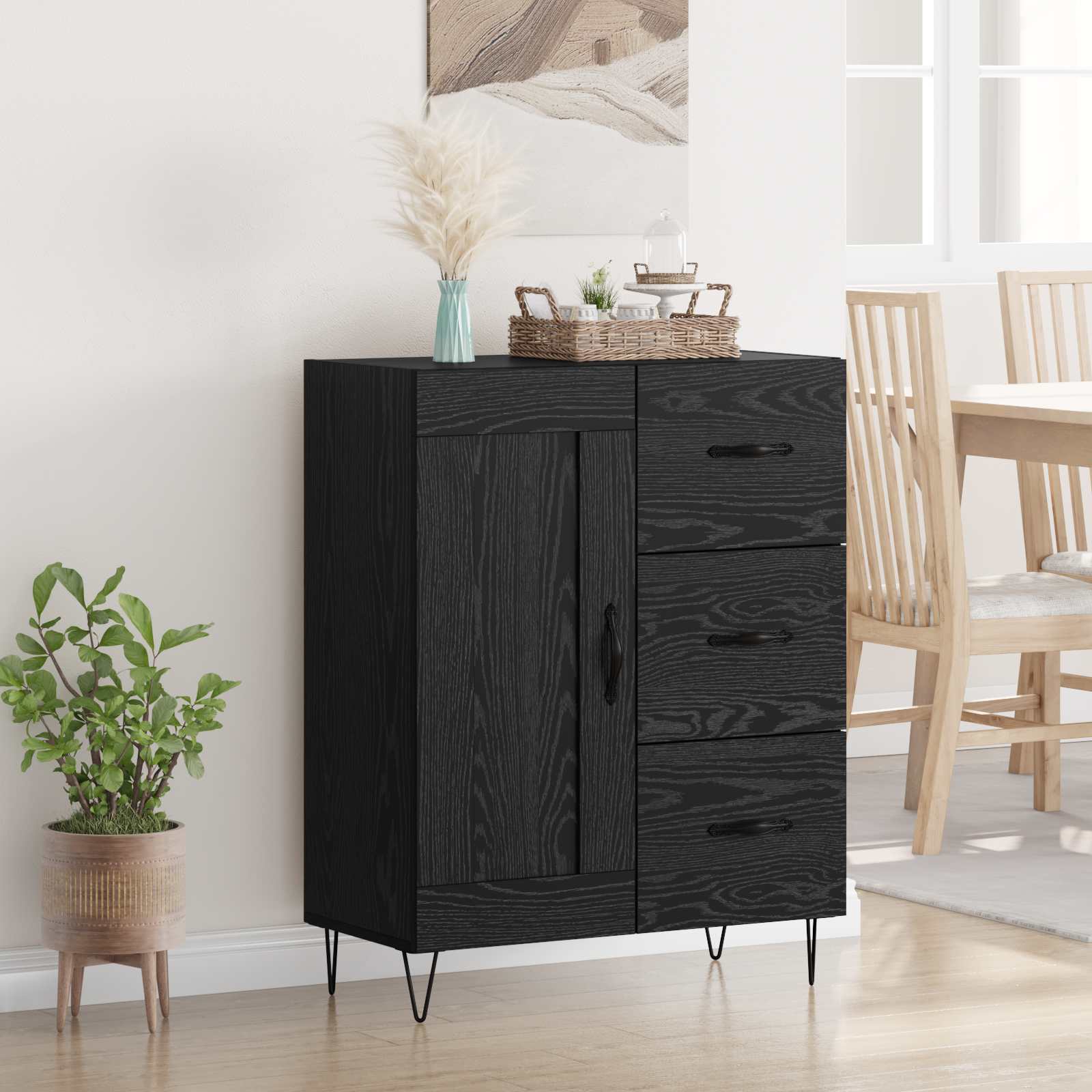 Sideboard Old wood 69.5 x 34 x 90 cm Engineered wood