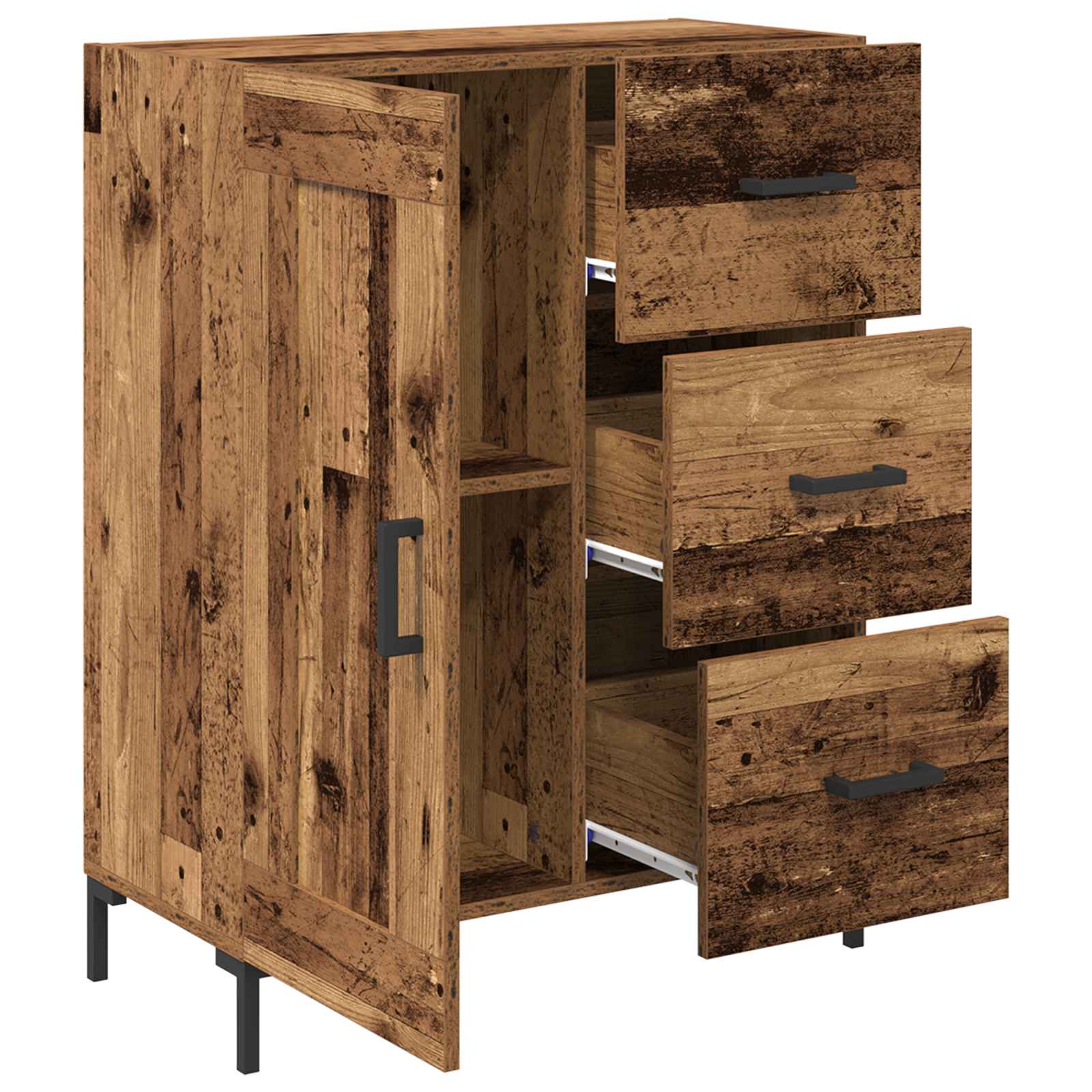 Vitrina Madera vieja 69.5 x 34 x 90 cm Madera contrachapada