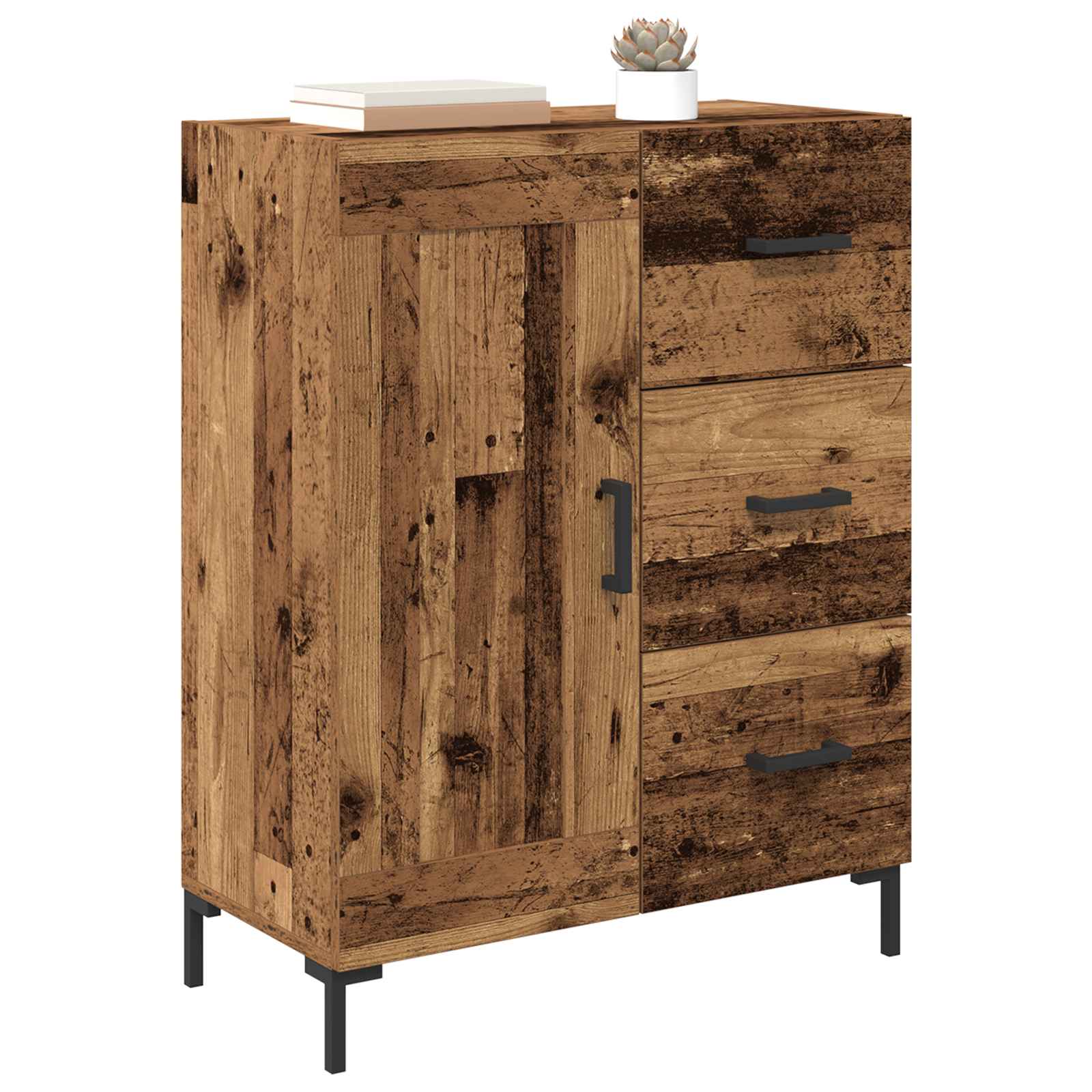 Vitrina Madera vieja 69.5 x 34 x 90 cm Madera contrachapada