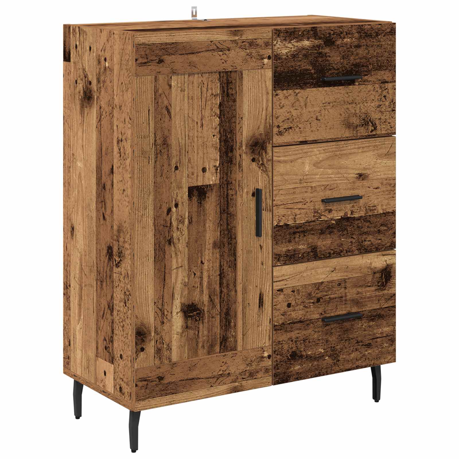 Vitrina con cajón Madera Vieja 69,5 x 34 x 90 cm