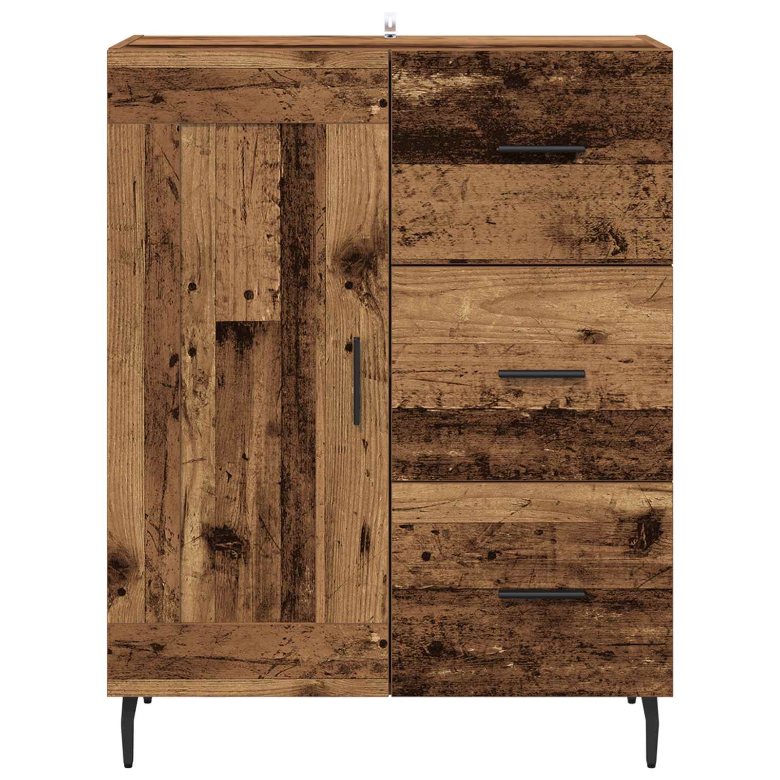 Vitrina con cajón Madera Vieja 69,5 x 34 x 90 cm