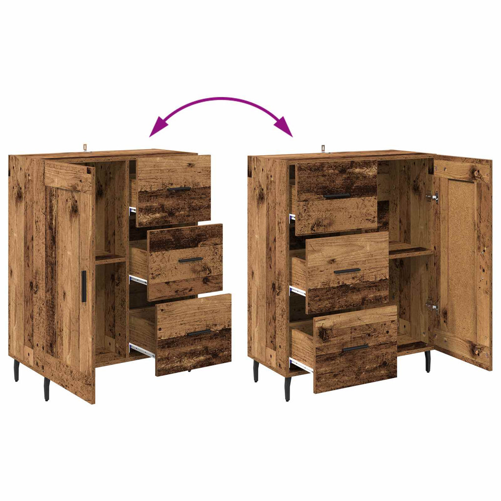 Vitrina con cajón Madera Vieja 69,5 x 34 x 90 cm