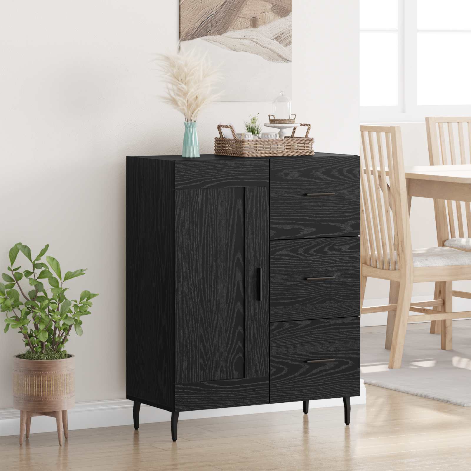 Vitrine with drawer Old Wood 69.5 x 34 x 90 cm