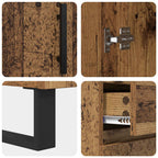 Vitrina con cajón Madera Vieja 69,5 x 34 x 90 cm
