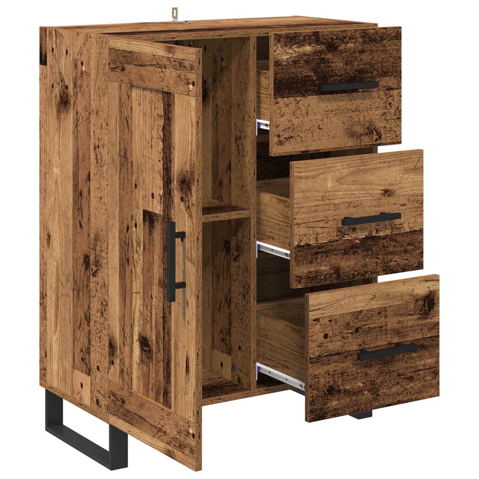 Vitrina con cajón Madera Vieja 69,5 x 34 x 90 cm
