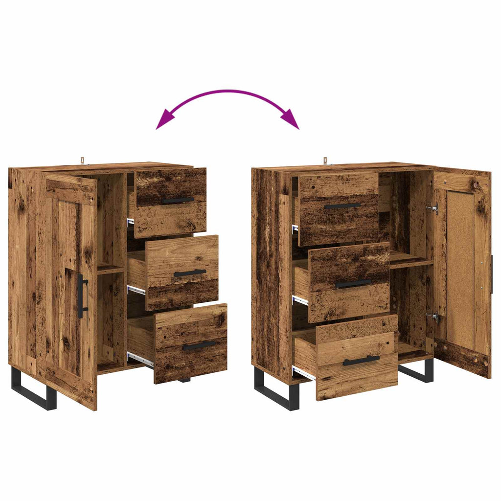 Vitrina con cajón Madera Vieja 69,5 x 34 x 90 cm