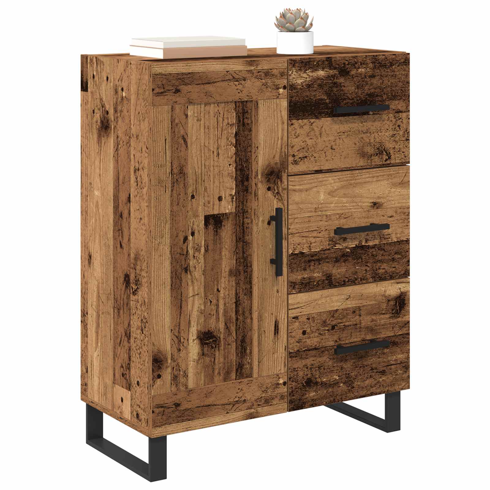 Vitrina con cajón Madera Vieja 69,5 x 34 x 90 cm