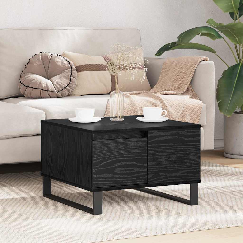 Smoked Oak Coffee Table 100 x 50 x 40 cm