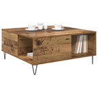 Mesa de Café Madera envejecida 80 x 80 x 36,5 cm