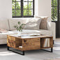 Mesa de Café Madera envejecida 80 x 80 x 36,5 cm