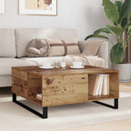Mesa de Café Madera envejecida 80 x 80 x 36,5 cm