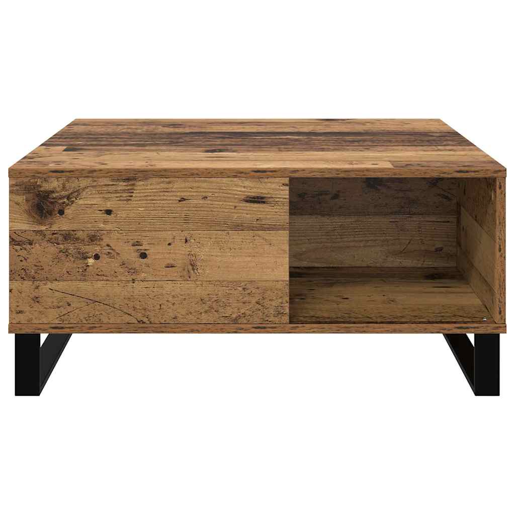 Mesa de Café Madera envejecida 80 x 80 x 36,5 cm