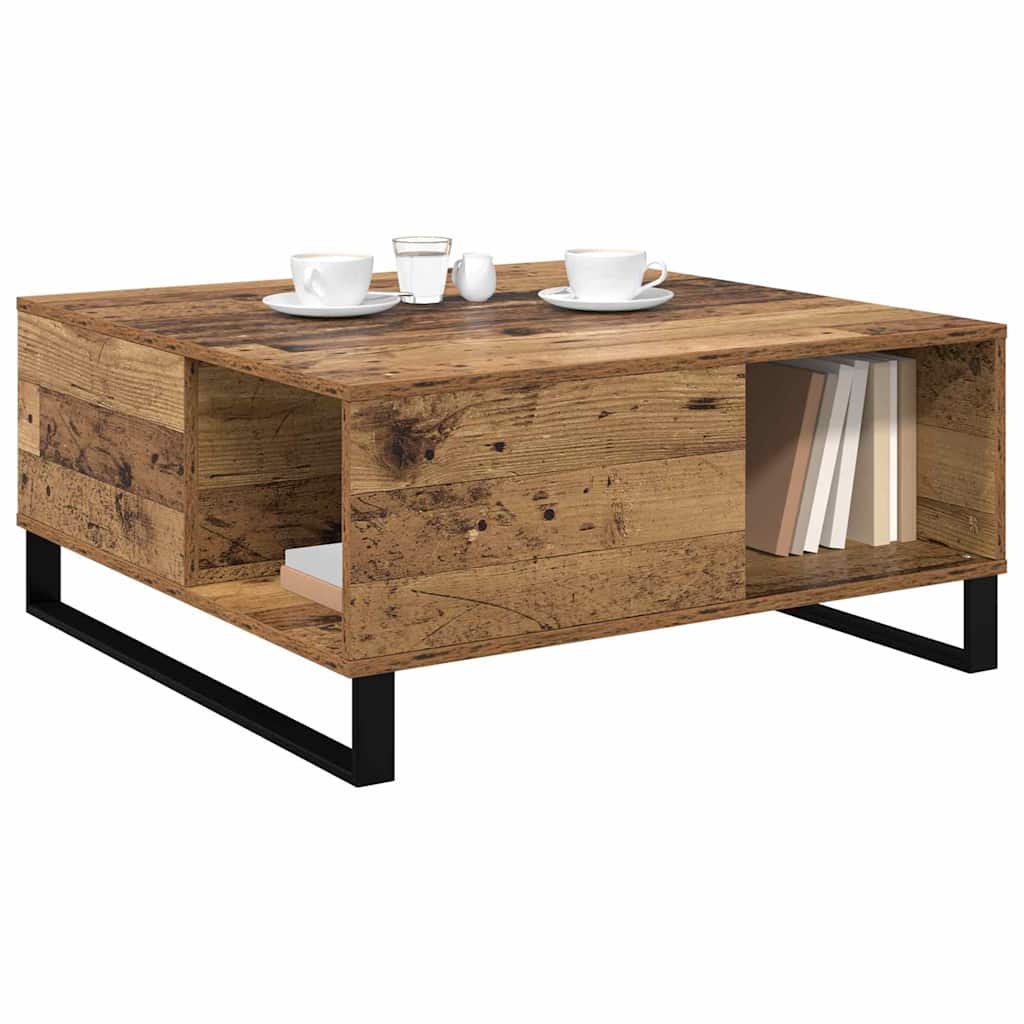 Mesa de Café Madera envejecida 80 x 80 x 36,5 cm