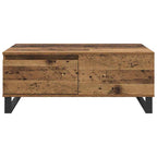 Mesa de Café con cajón Madera envejecida 90 x 50 x 36,5 cm