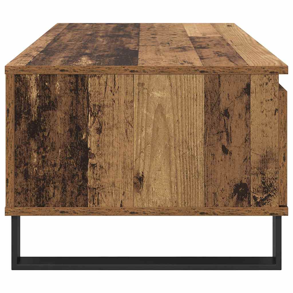 Mesa de Café con cajón Madera envejecida 90 x 50 x 36,5 cm