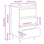 Vitrina con cajón Madera Vieja 40 x 35 x 70 cm