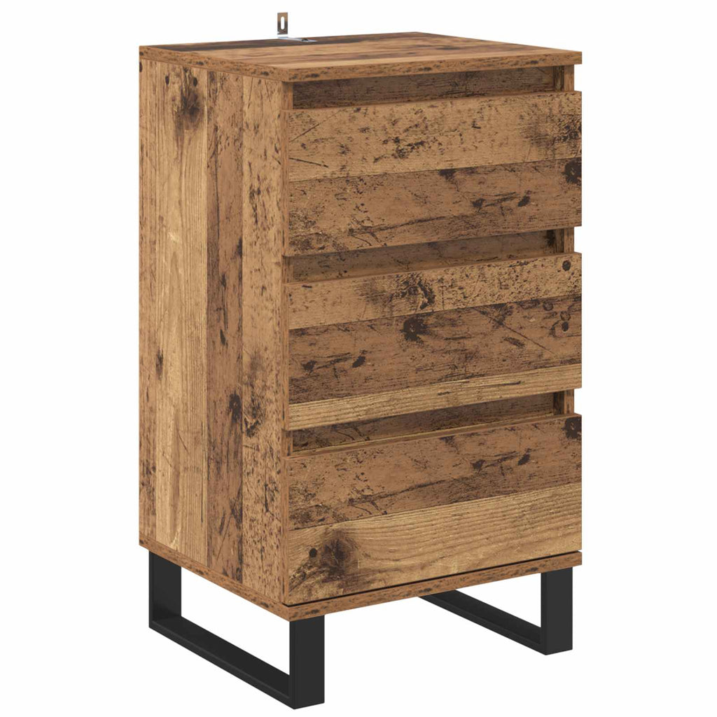 Vitrina con cajón Madera vieja Madera contrachapada