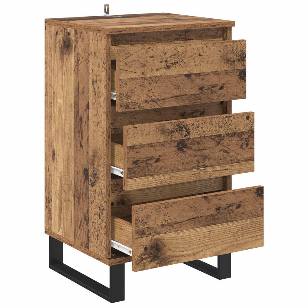 Vitrina con cajón Madera vieja Madera contrachapada