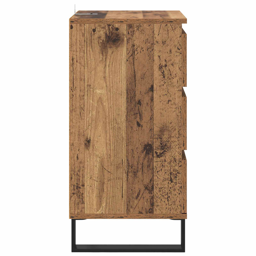 Vitrina con cajón Madera vieja Madera contrachapada