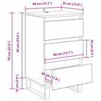 Vitrina con cajón Madera vieja Madera contrachapada
