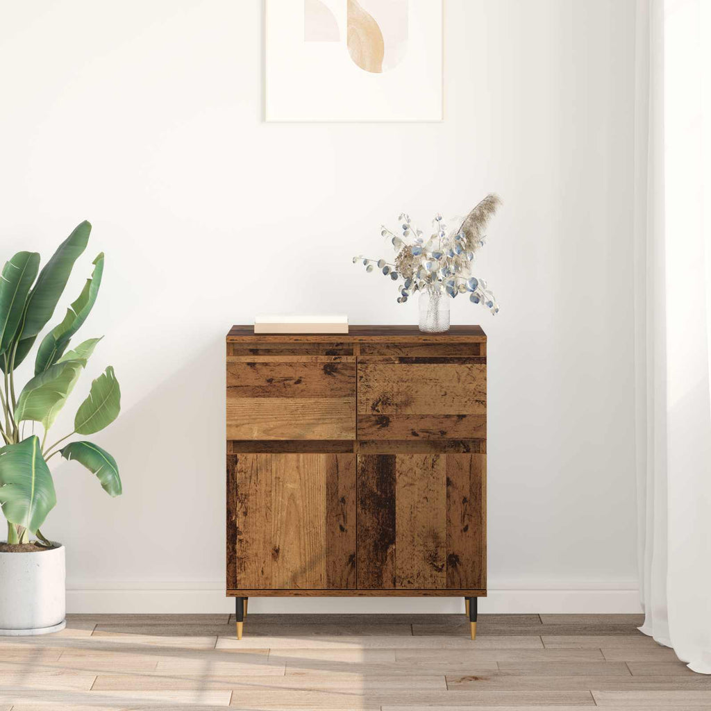 Vitrina con cajón Madera Vieja 60 x 35 x 70 cm