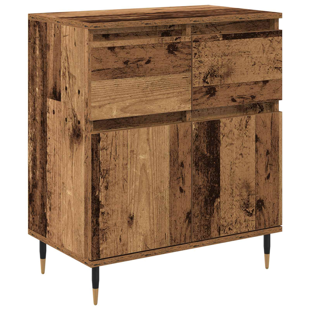 Vitrina con cajón Madera Vieja 60 x 35 x 70 cm