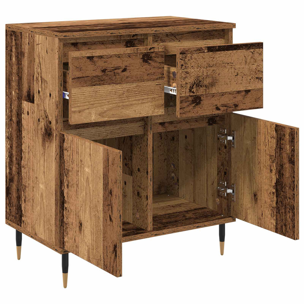 Vitrina con cajón Madera Vieja 60 x 35 x 70 cm