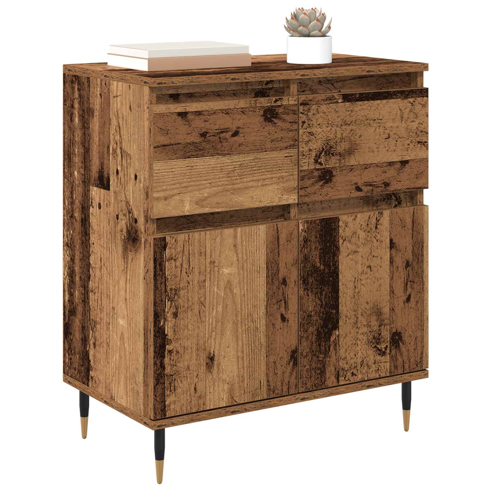 Vitrina con cajón Madera Vieja 60 x 35 x 70 cm