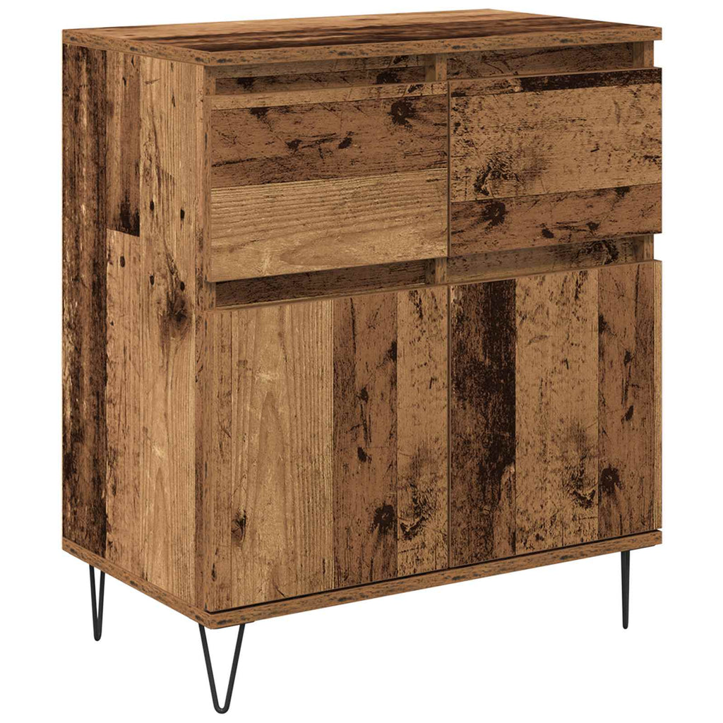 Vitrina con cajón Madera Vieja 60 x 35 x 70 cm