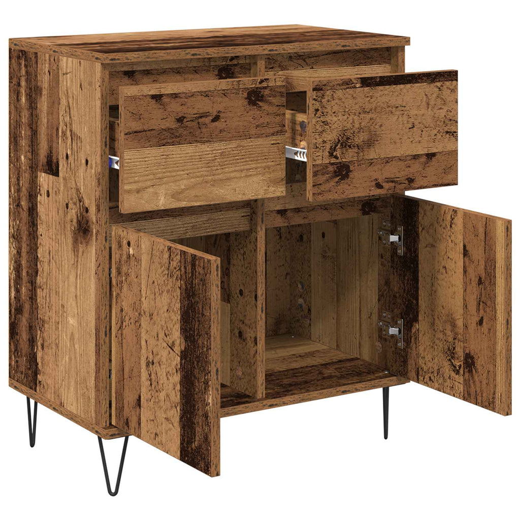 Vitrina con cajón Madera Vieja 60 x 35 x 70 cm