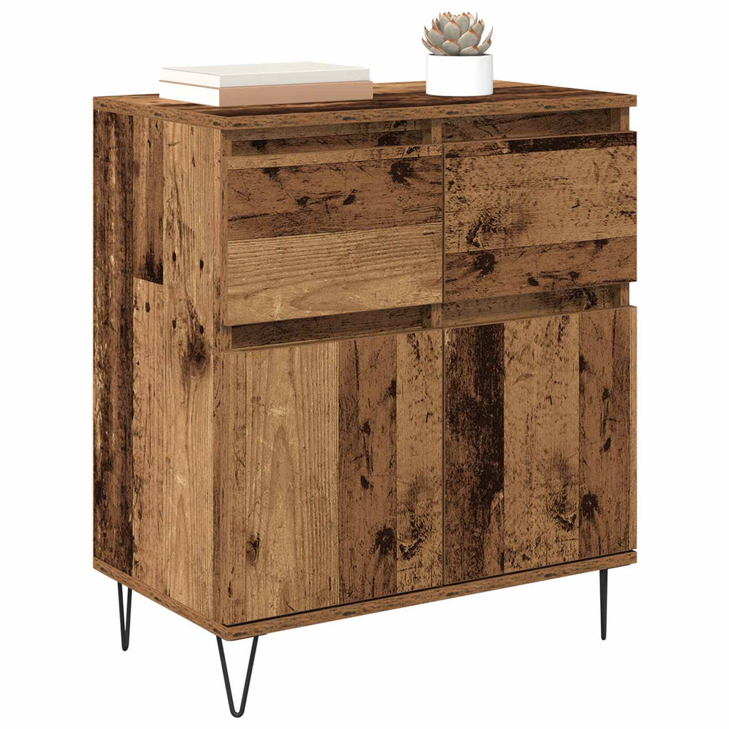 Vitrina con cajón Madera Vieja 60 x 35 x 70 cm