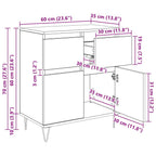Vitrina con cajón Madera Vieja 60 x 35 x 70 cm
