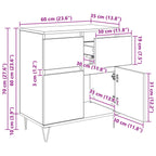 Vitrina con cajón Madera Vieja 60 x 35 x 70 cm