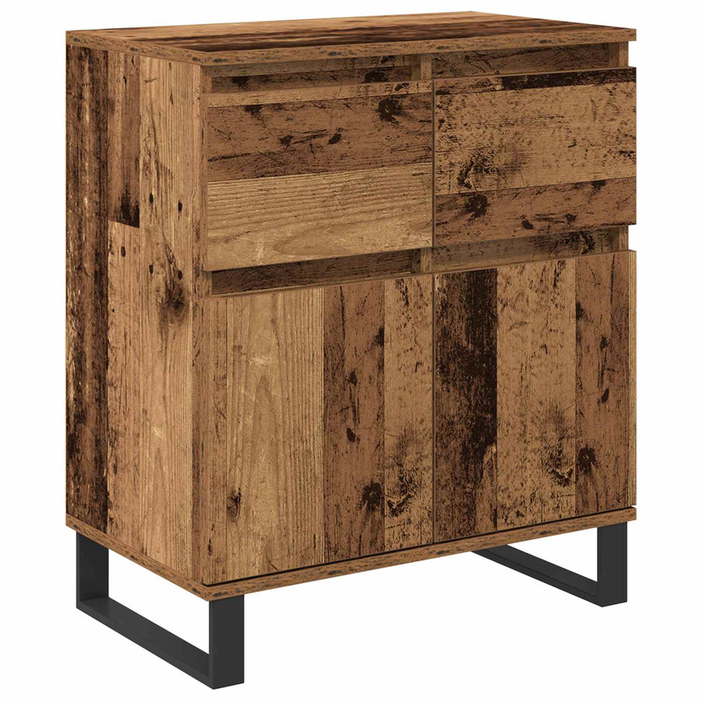 Vitrina con cajón Madera Vieja 60 x 35 x 70 cm