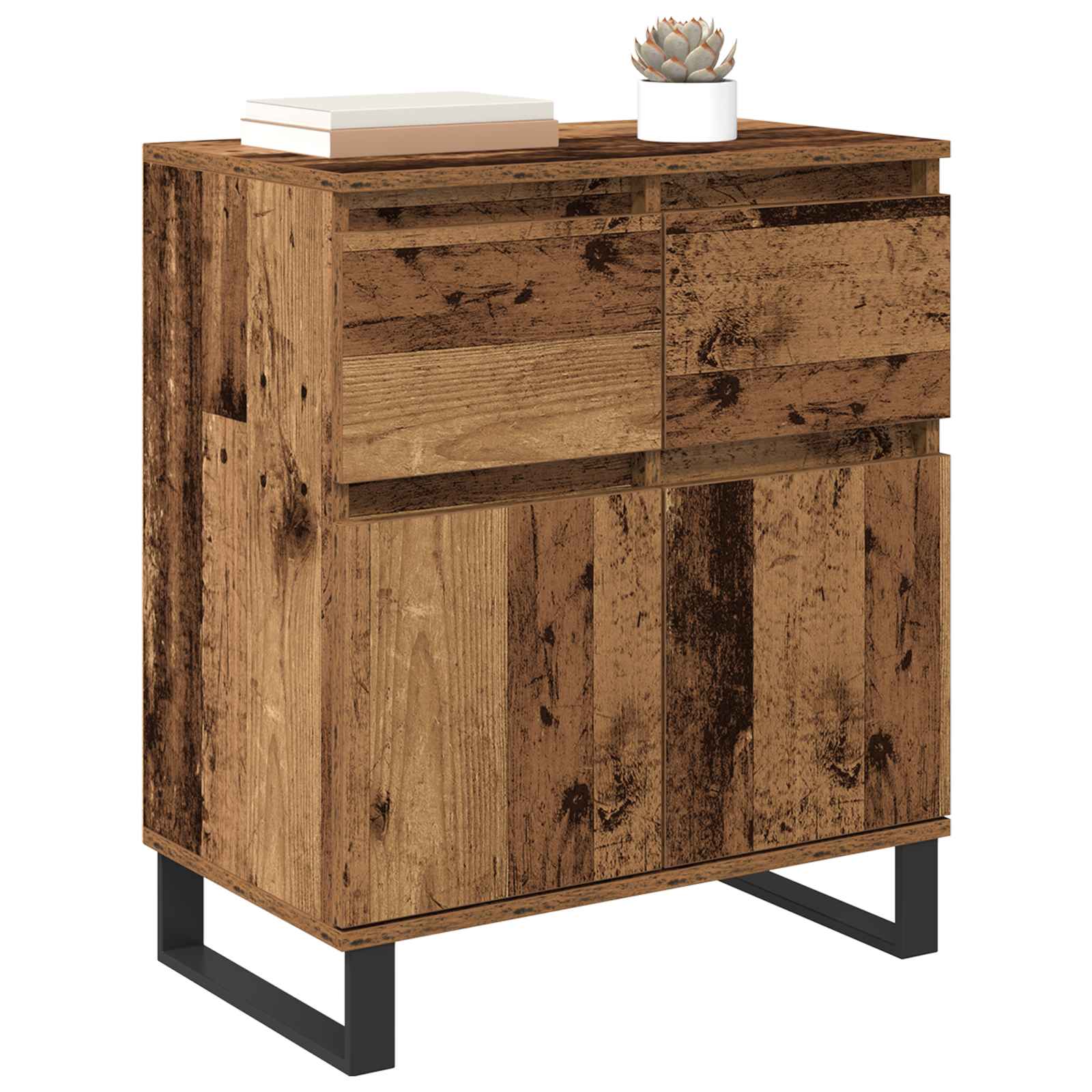 Vitrina con cajón Madera Vieja 60 x 35 x 70 cm