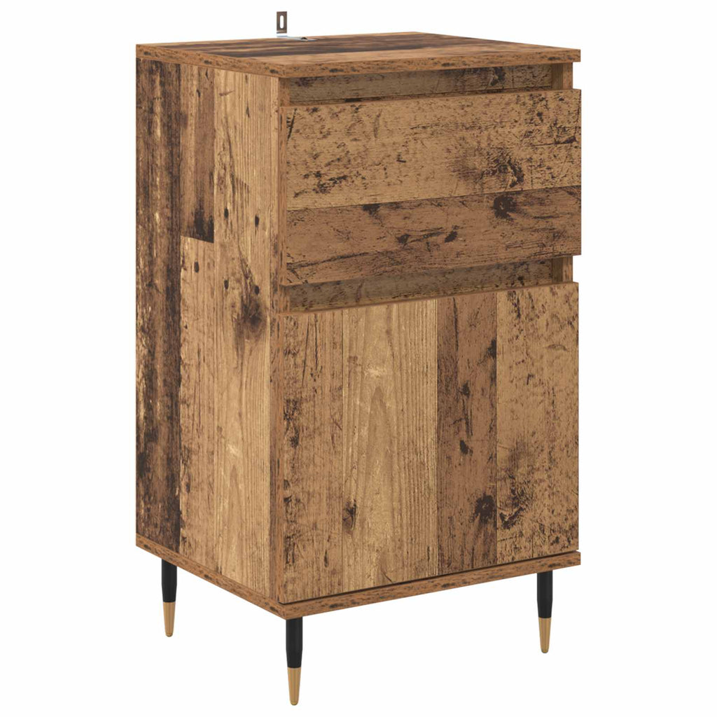 Vitrina con cajón Madera Vieja 40 x 35 x 70 cm
