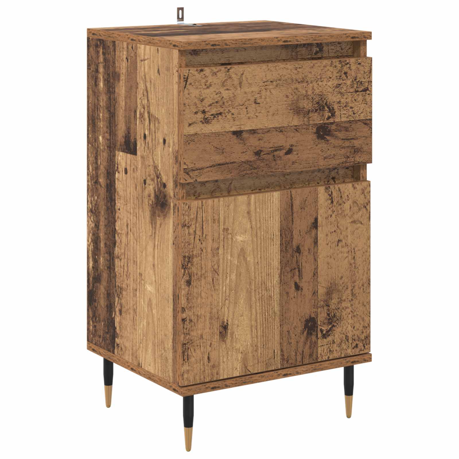 Vitrina con cajón Madera Vieja 40 x 35 x 70 cm
