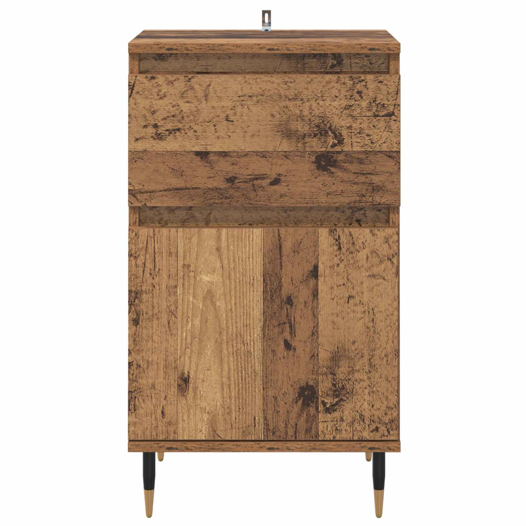 Vitrina con cajón Madera Vieja 40 x 35 x 70 cm