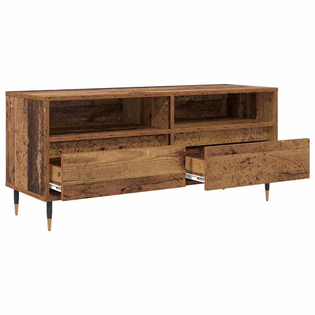 Gabinete de TV con cajón Madera Vieja 100 x 34,5 x 44,5 cm